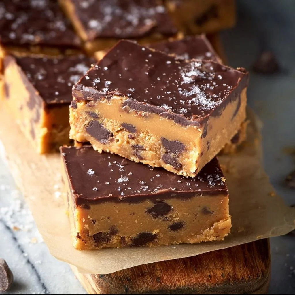 No Bake Cookie Dough Bars