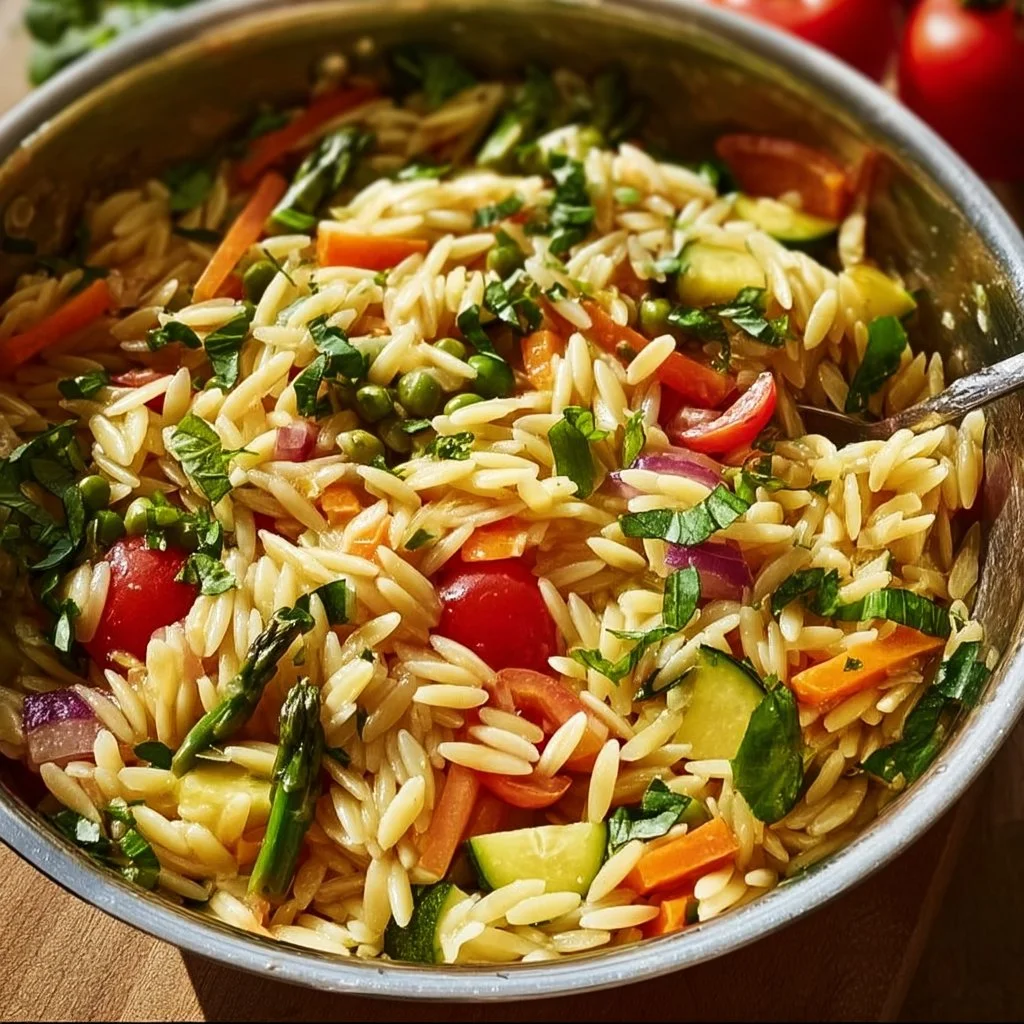 One Pot Orzo Primavera