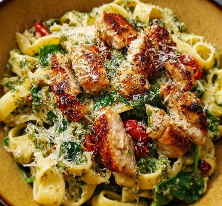 Pesto Pasta With Chicken