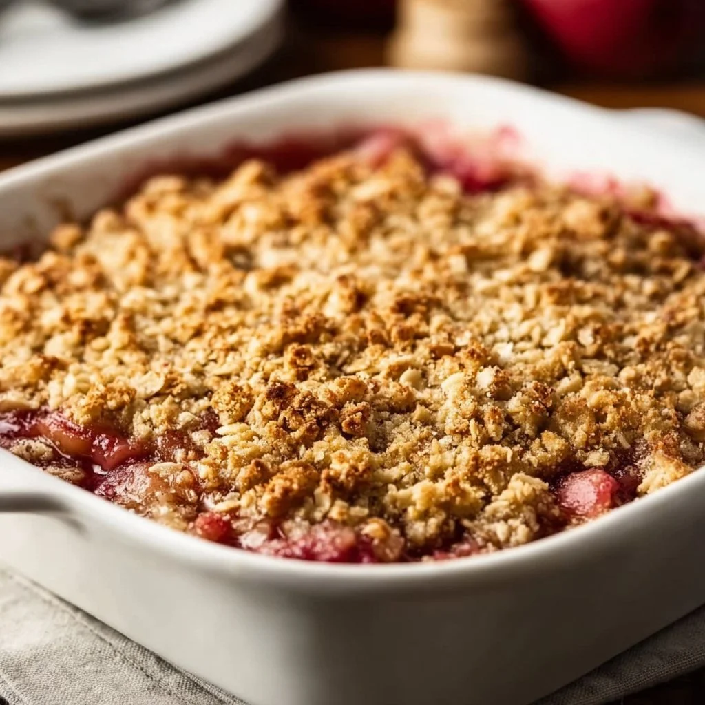 Rhubarb Crisp