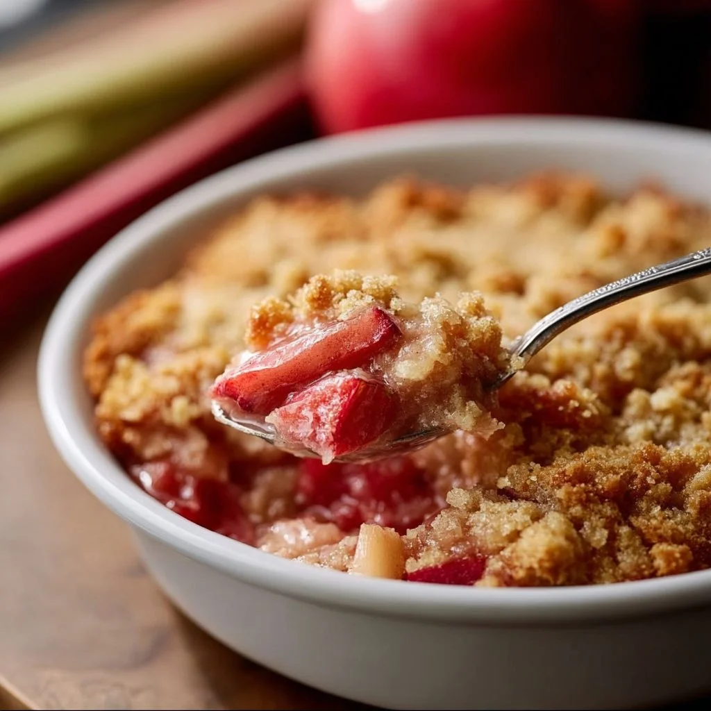 Rhubarb Dump Cake