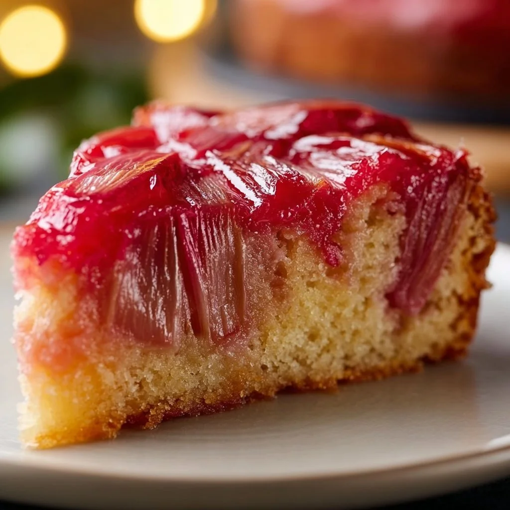 Rhubarb Upside Down Cake