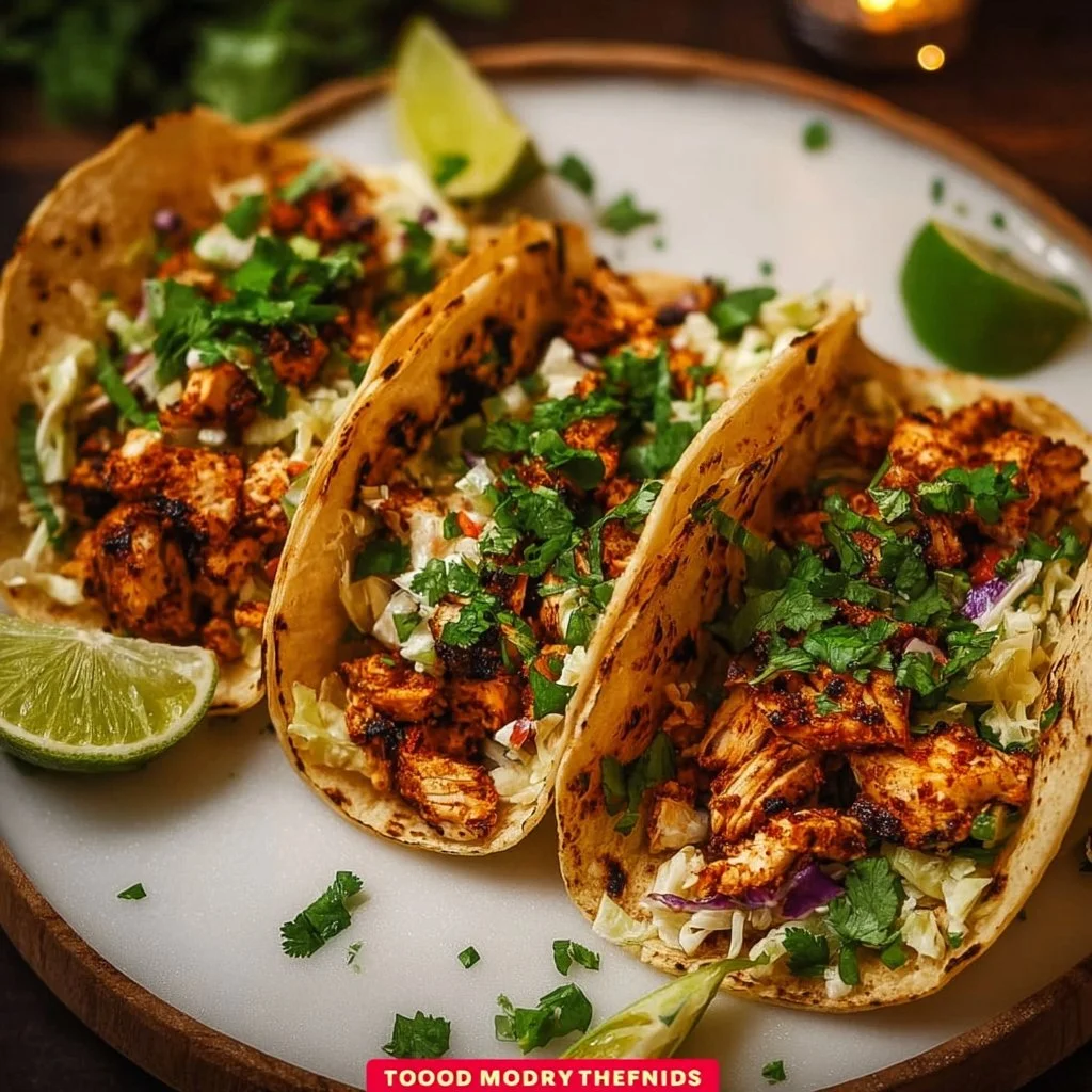 Ridiculously Easy 20-Minute Chicken Tacos