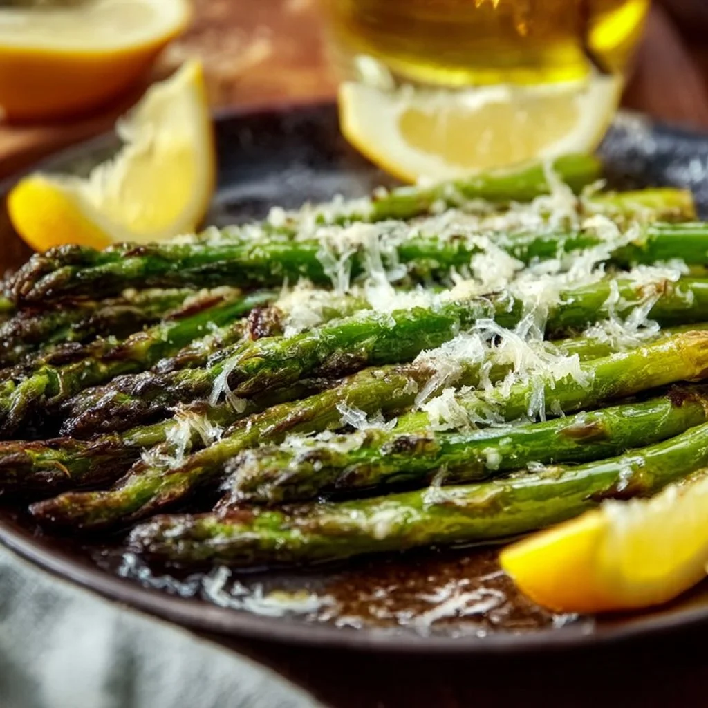 Roasted Asparagus with Lemon, Butter, and Parmesan