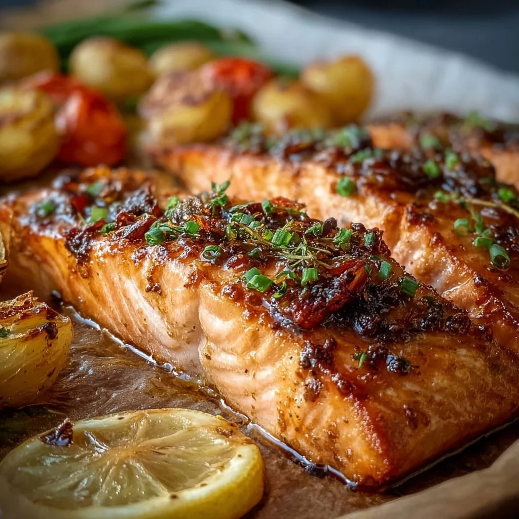 Sheet Pan Dijon Salmon