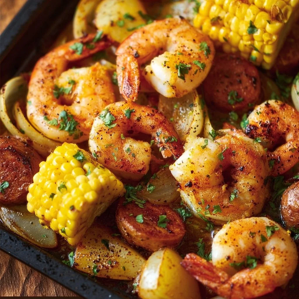 Sheet Pan Shrimp Boil