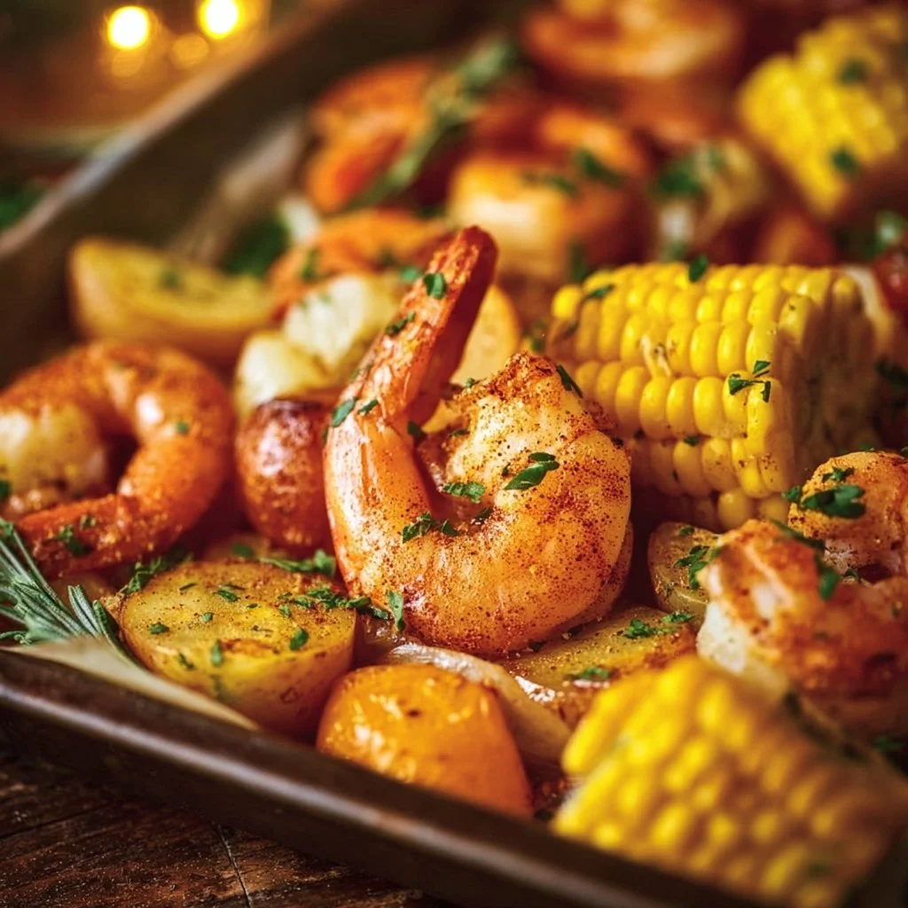 Sheet Pan Shrimp Boil