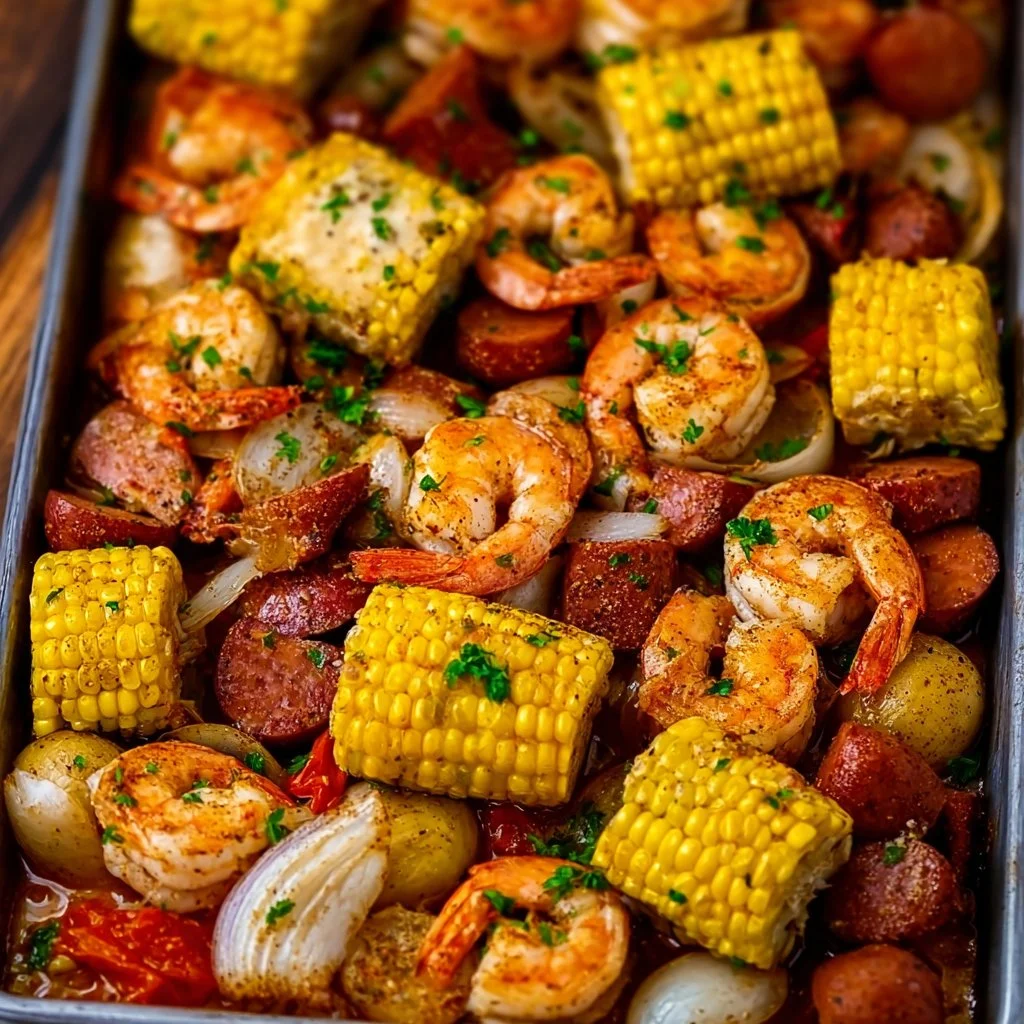 Sheet Pan Shrimp Boil (Video) - Aberdeen's Kitchen