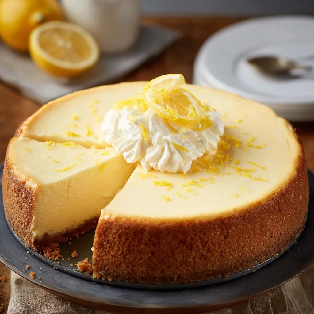 Smooth Lemon Cheesecake