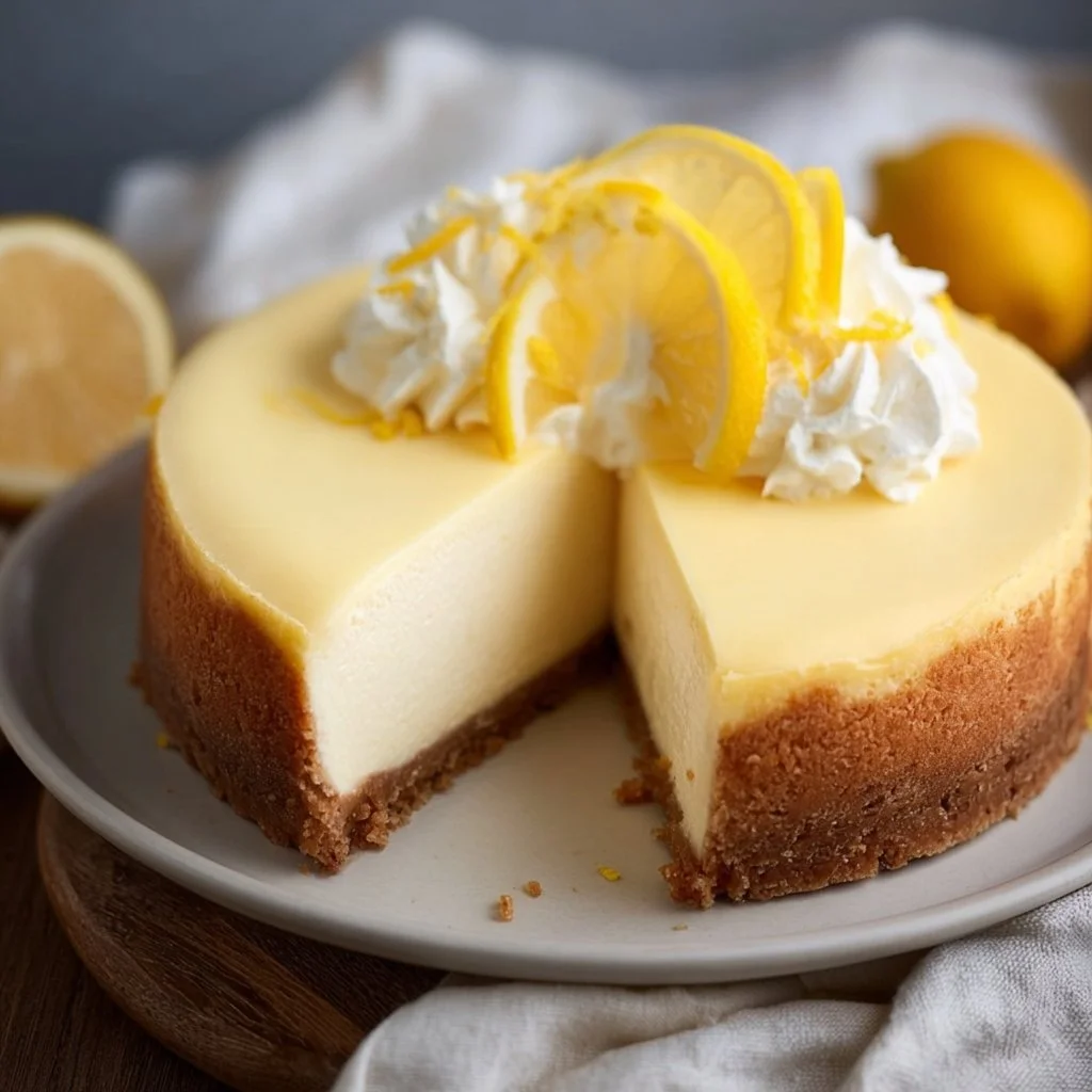 Smooth Lemon Cheesecake