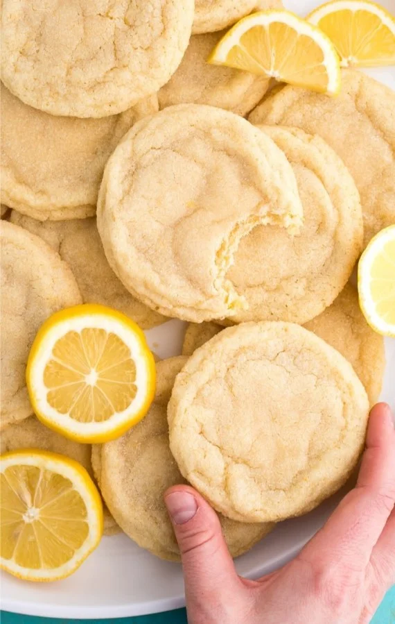 Soft and Chewy Lemon Cookies