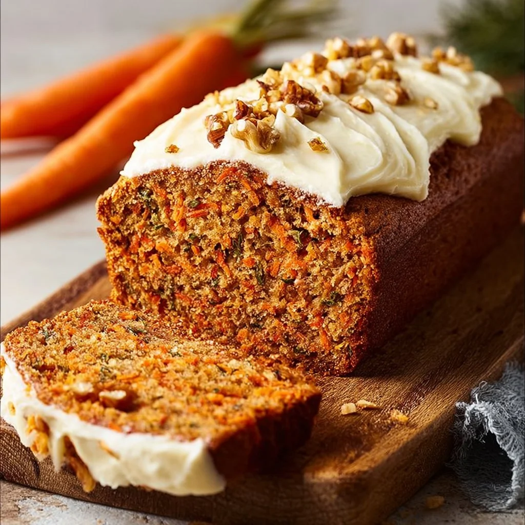 Soft and Easy Carrot Cake Loaf