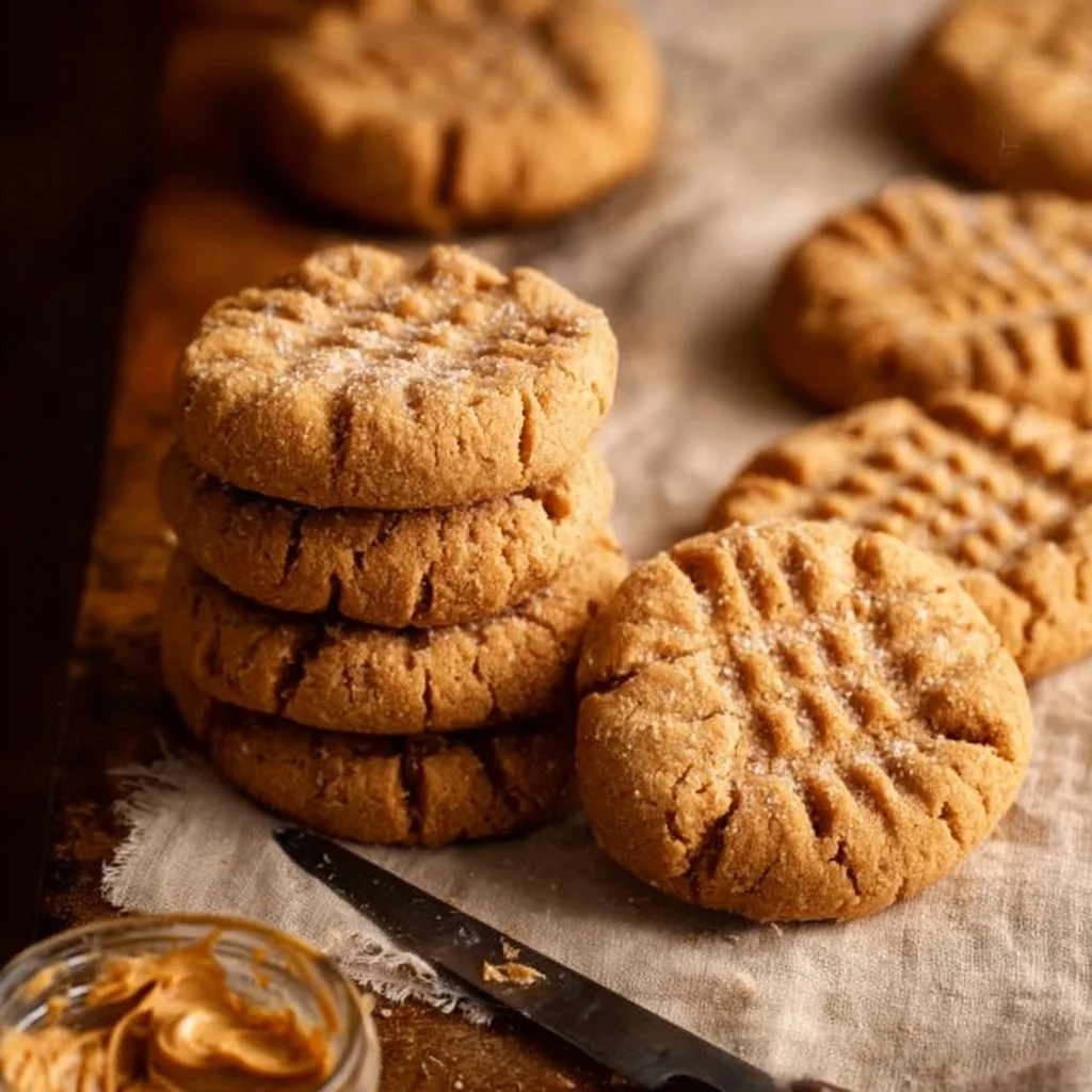 Soft Peanut Butter Cookies