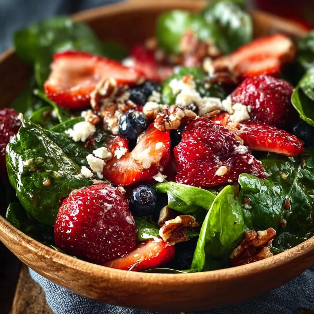 Spinach Strawberry Salad