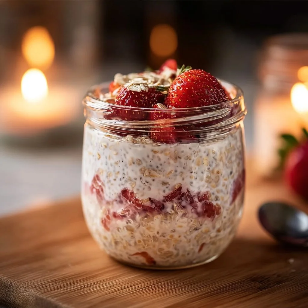 Strawberry Overnight Oats