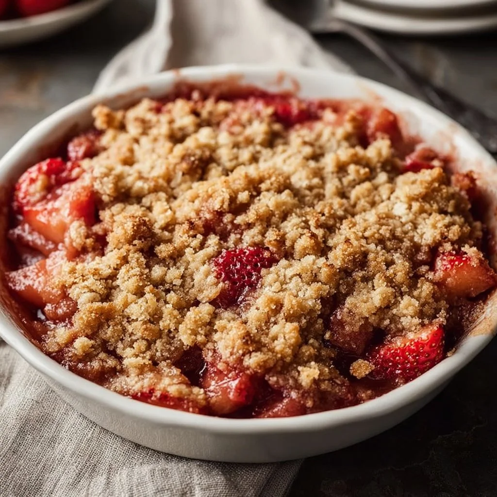 Strawberry Rhubarb Crisp
