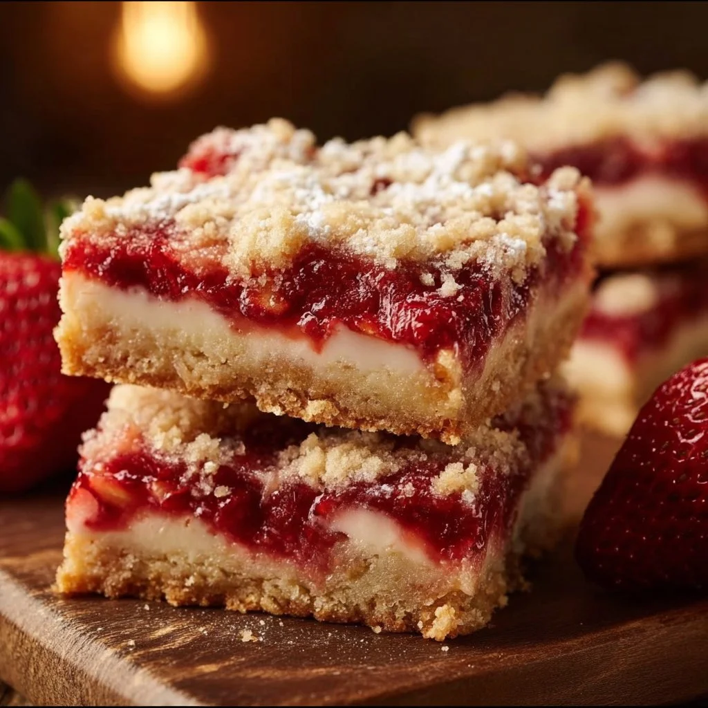 Strawberry Shortcake Bars