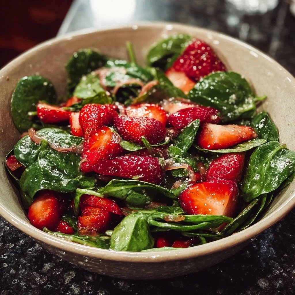 Strawberry Spinach Salad
