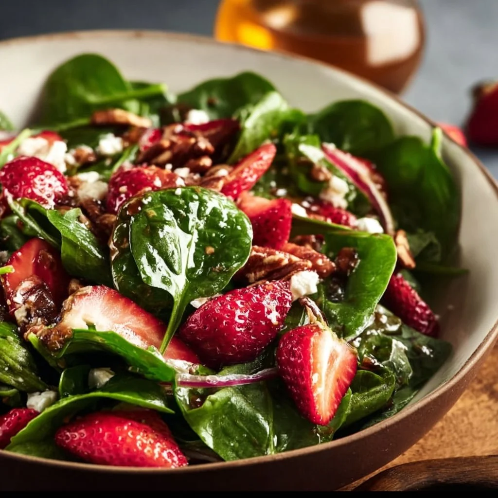 Strawberry Spinach Salad