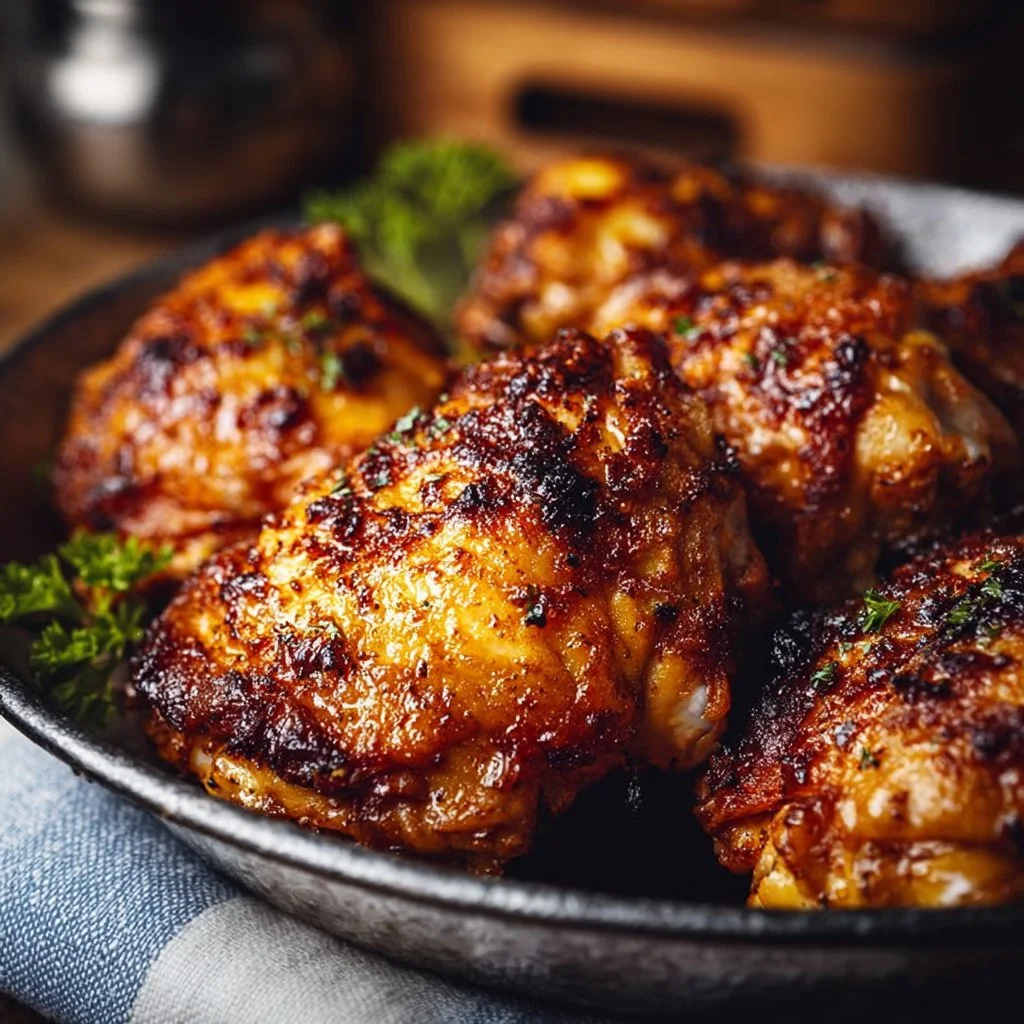 Tasty Air Fryer Chicken Thighs