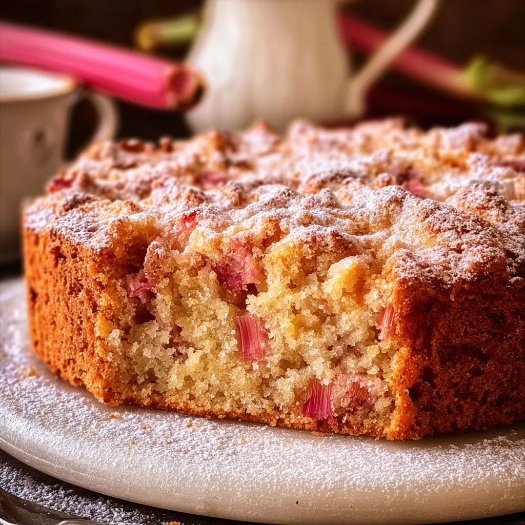 Tasty Rhubarb Cake