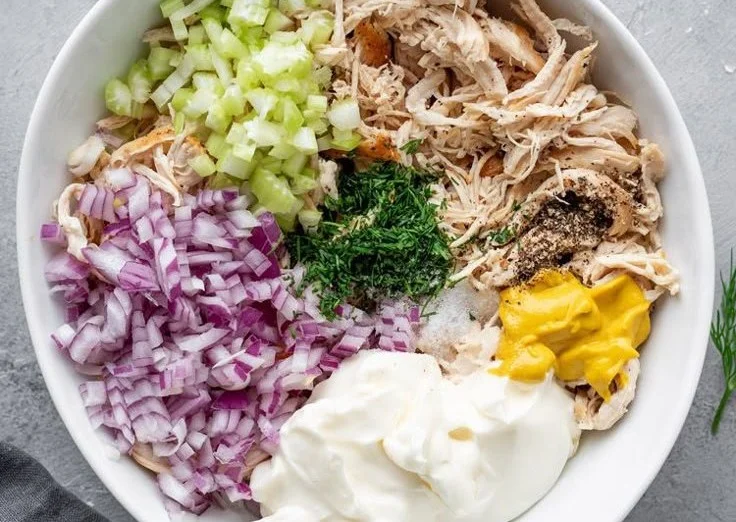 This creamy low-carb chicken salad is served in lettuce wraps and makes the perfect low-carb lunch.