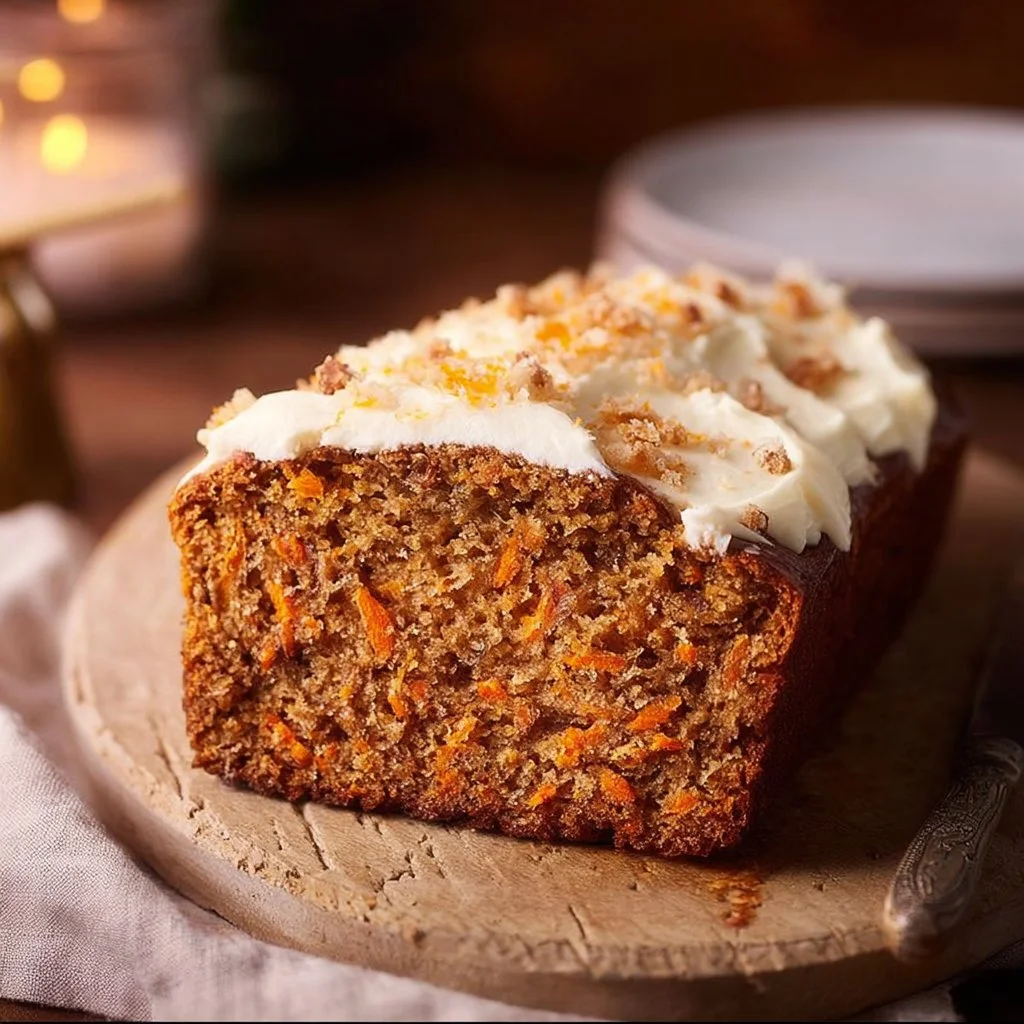 Vegan Carrot Cake Loaf