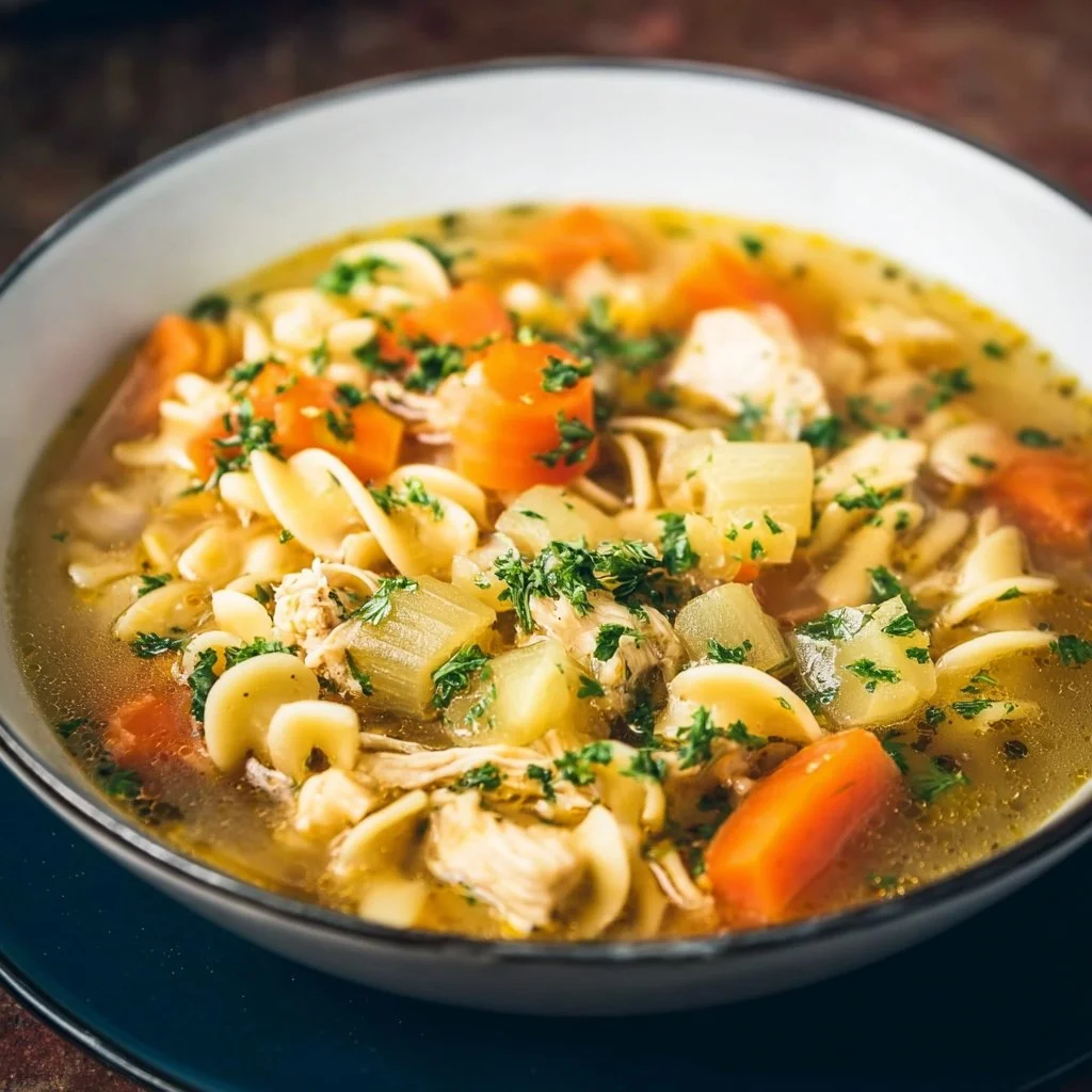 Vegan Chicken Noodle Soup