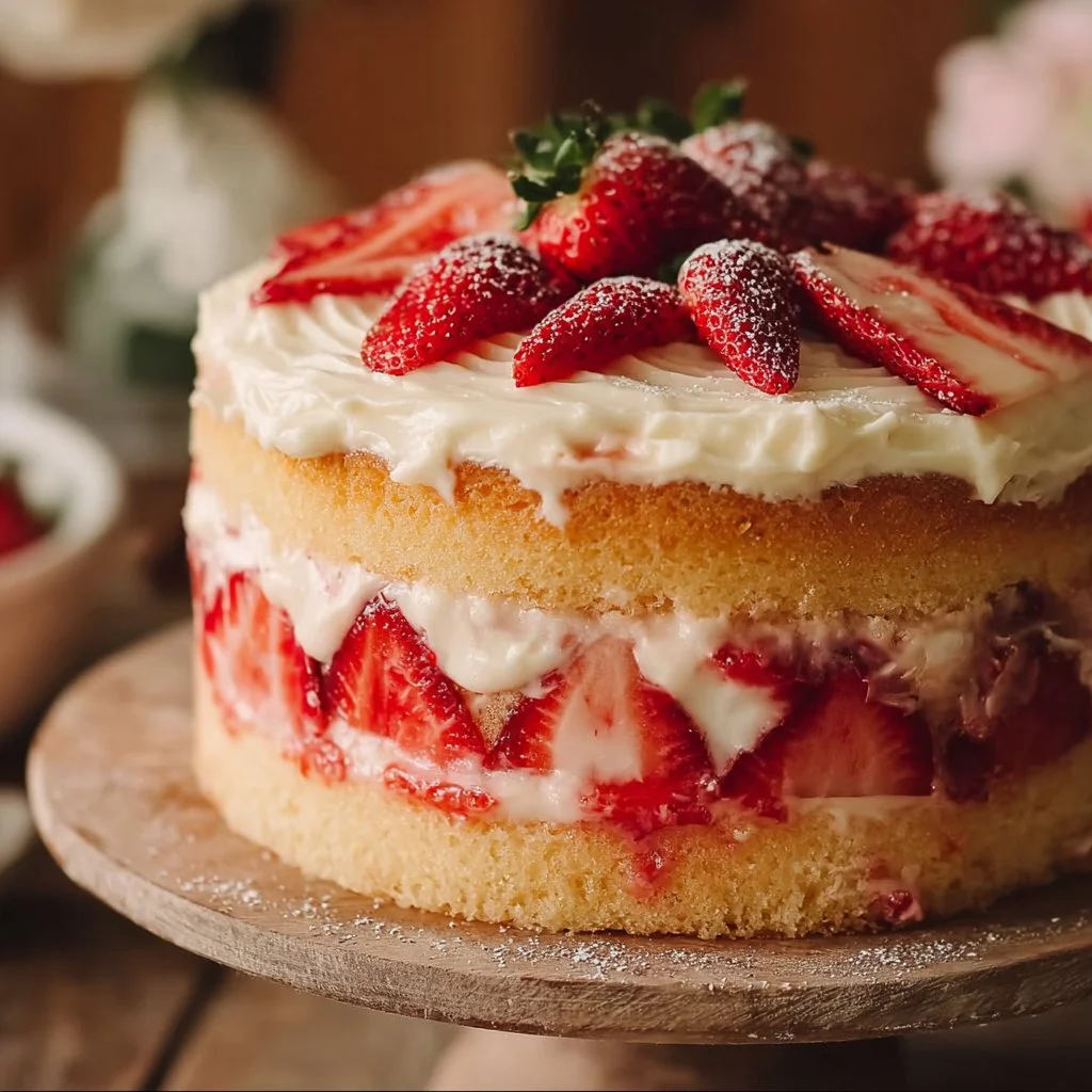 Birthday Strawberry Shortcake