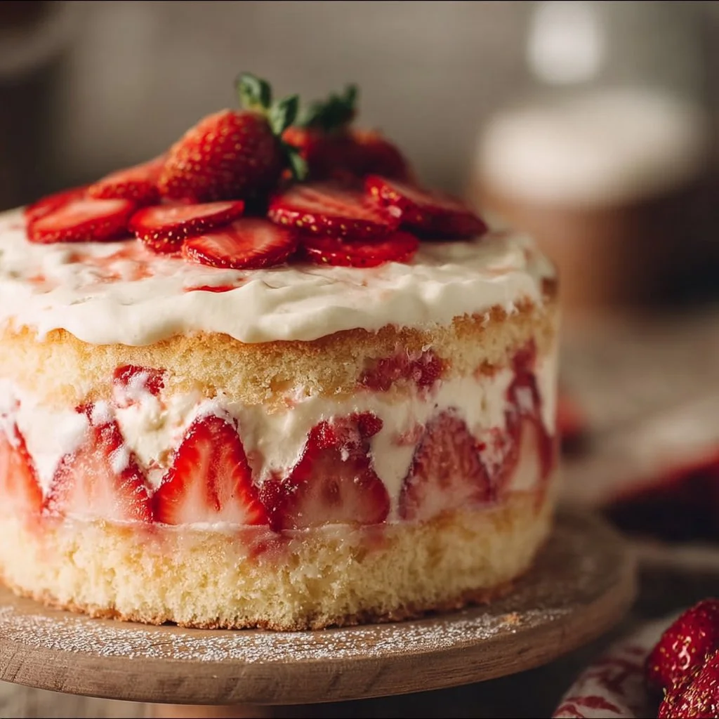 Birthday Strawberry Shortcake