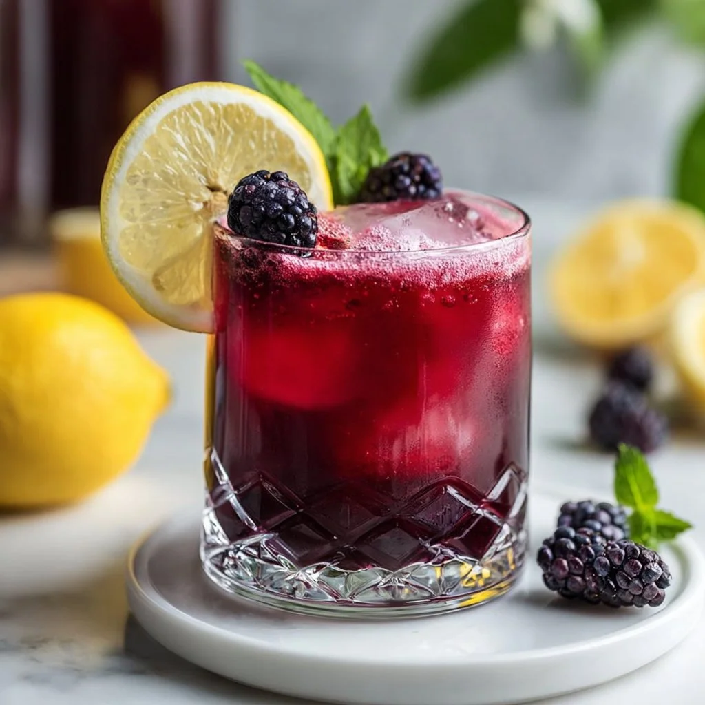 Blackberry Lemon Mocktail