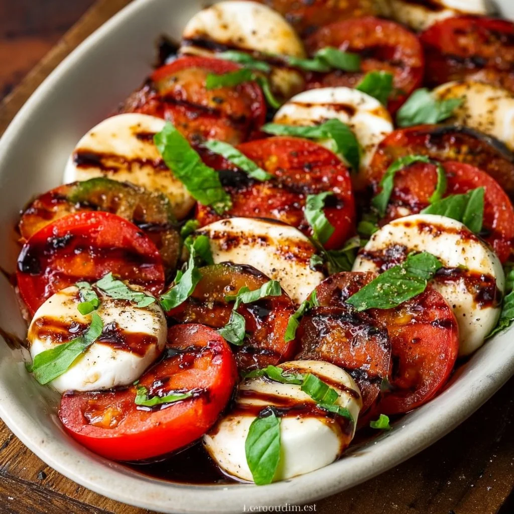 Caprese Salad with Homemade Balsamic Glaze