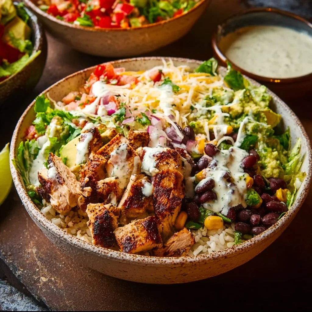 Chicken Burrito Bowls Recipe