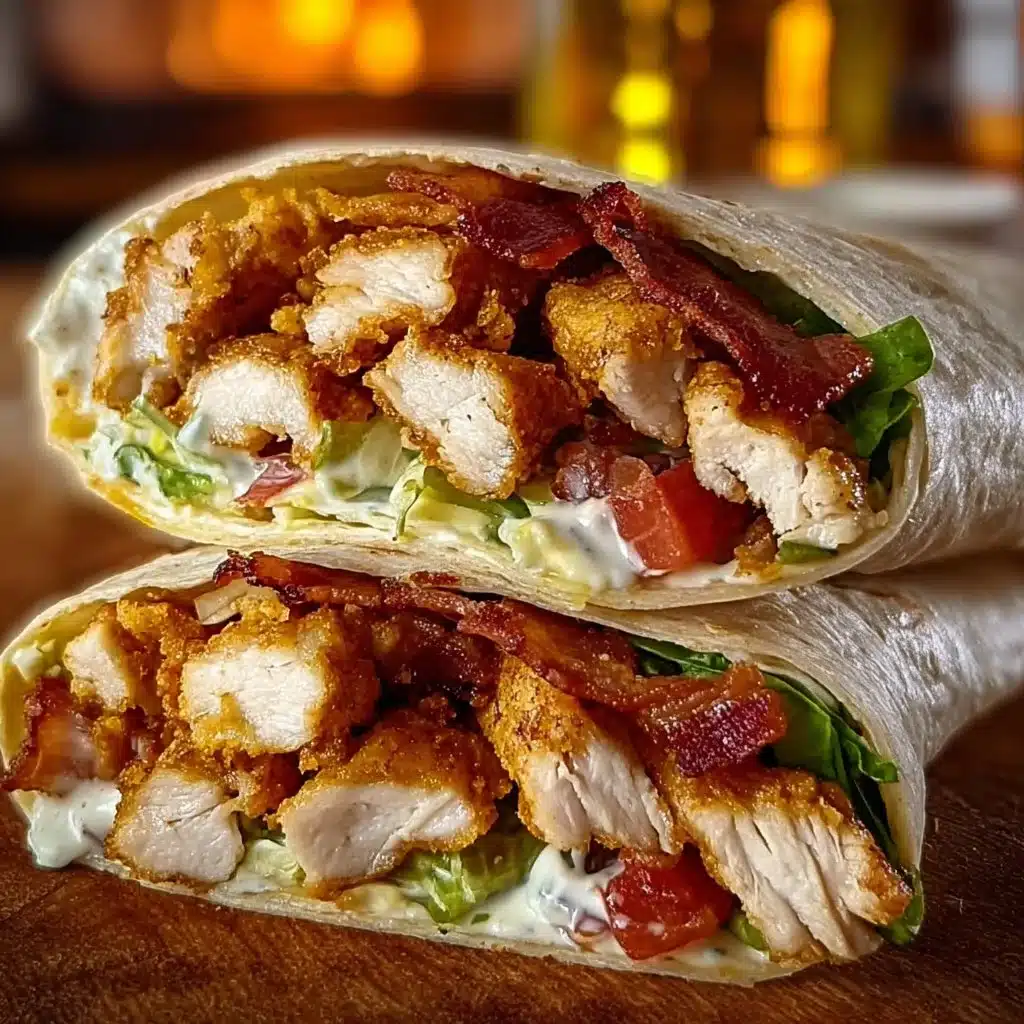 Crispy Chicken Bacon Ranch Wrap