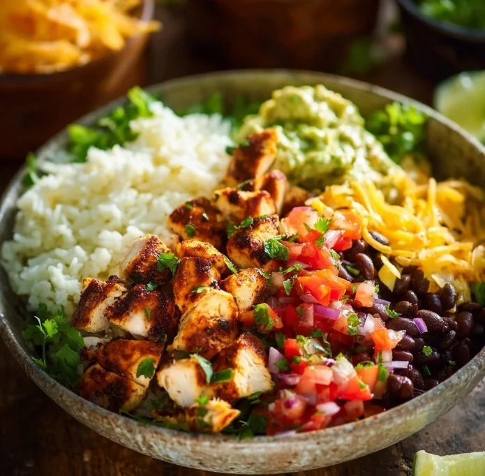 Easy Chicken Burrito Bowl