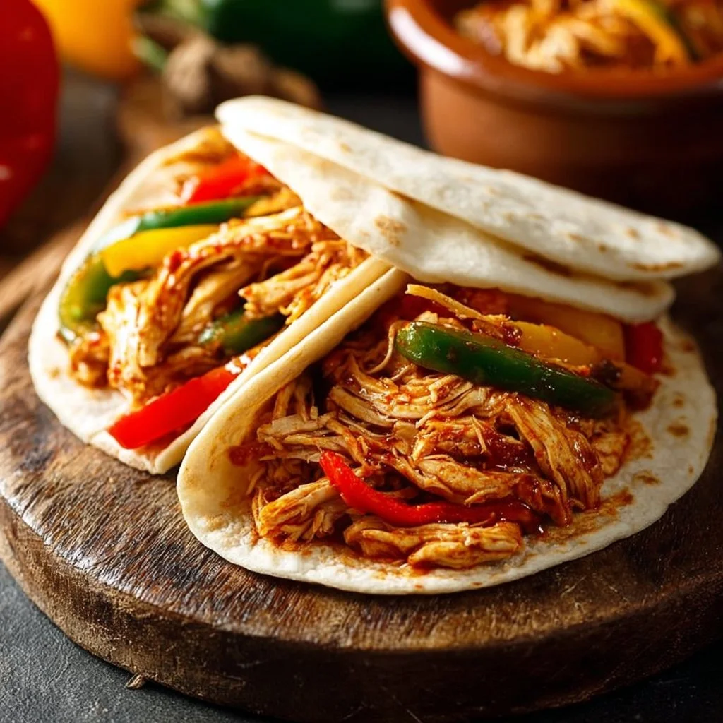 Easy Crockpot Chicken Fajitas