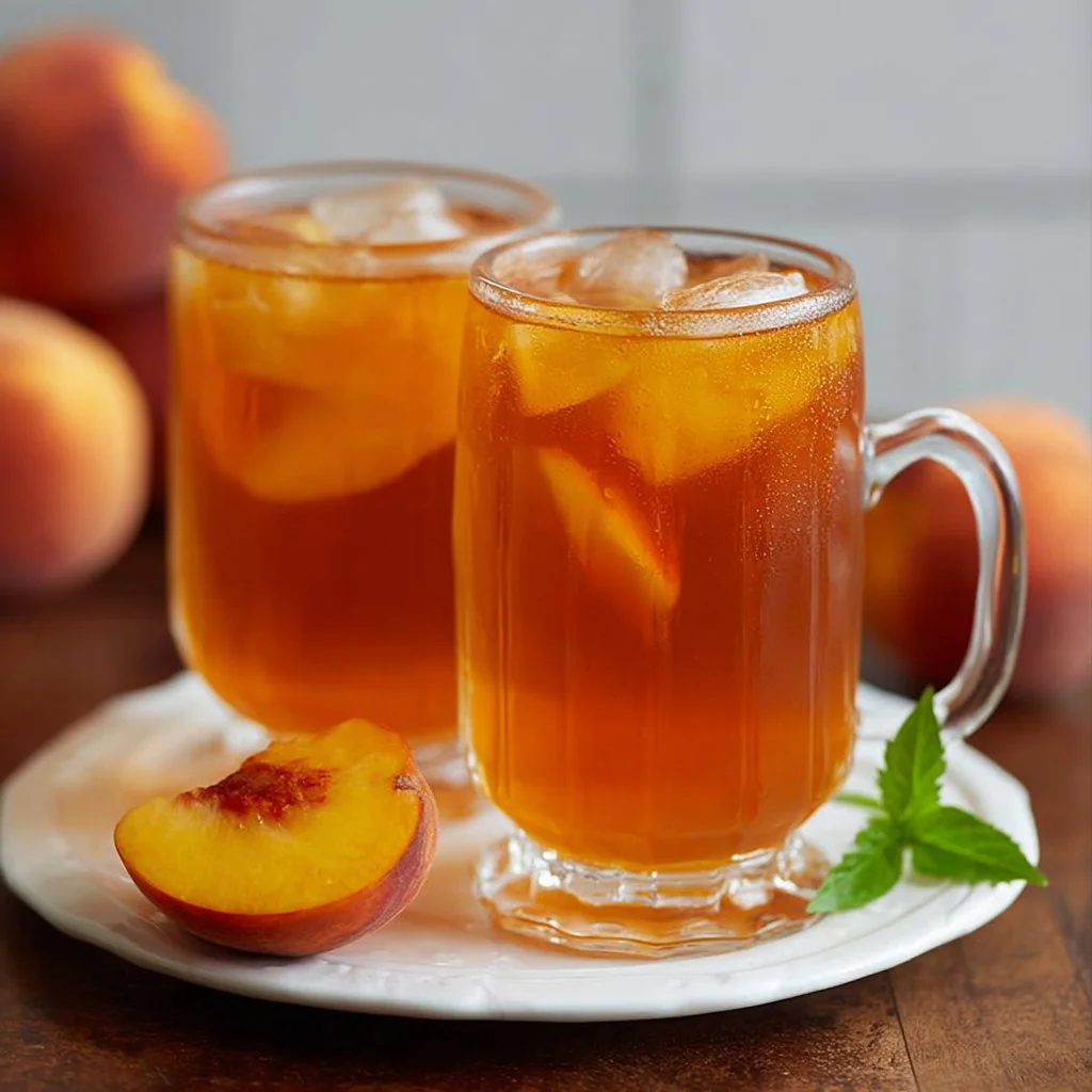 Easy Peach Tea