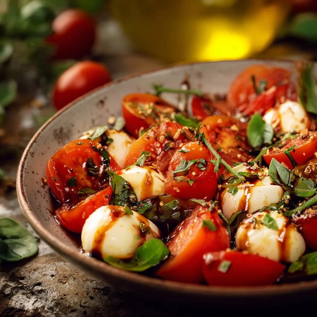 Fresh Caprese Salad Bowl