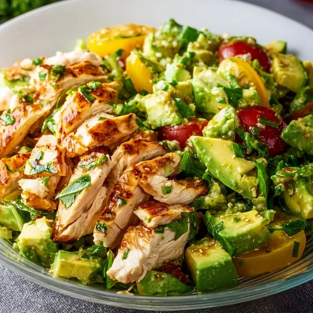 Healthy Avocado Chicken Salad