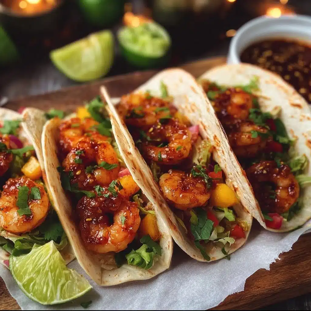 Honey Chipotle Shrimp Tacos