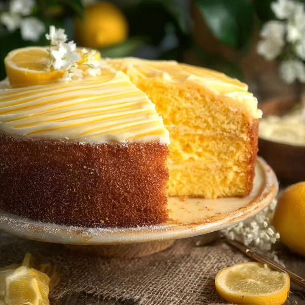 Lemon Velvet Cake