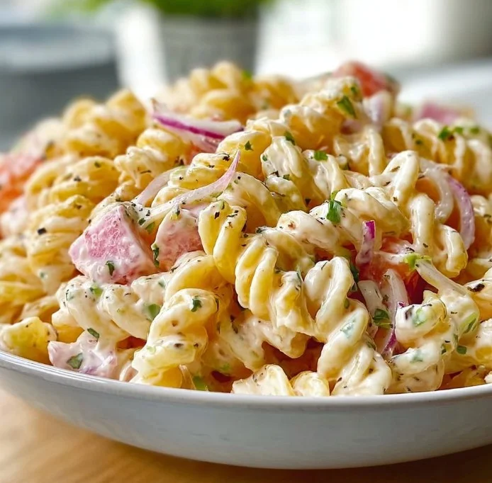 Pink Cadillac Pasta Salad