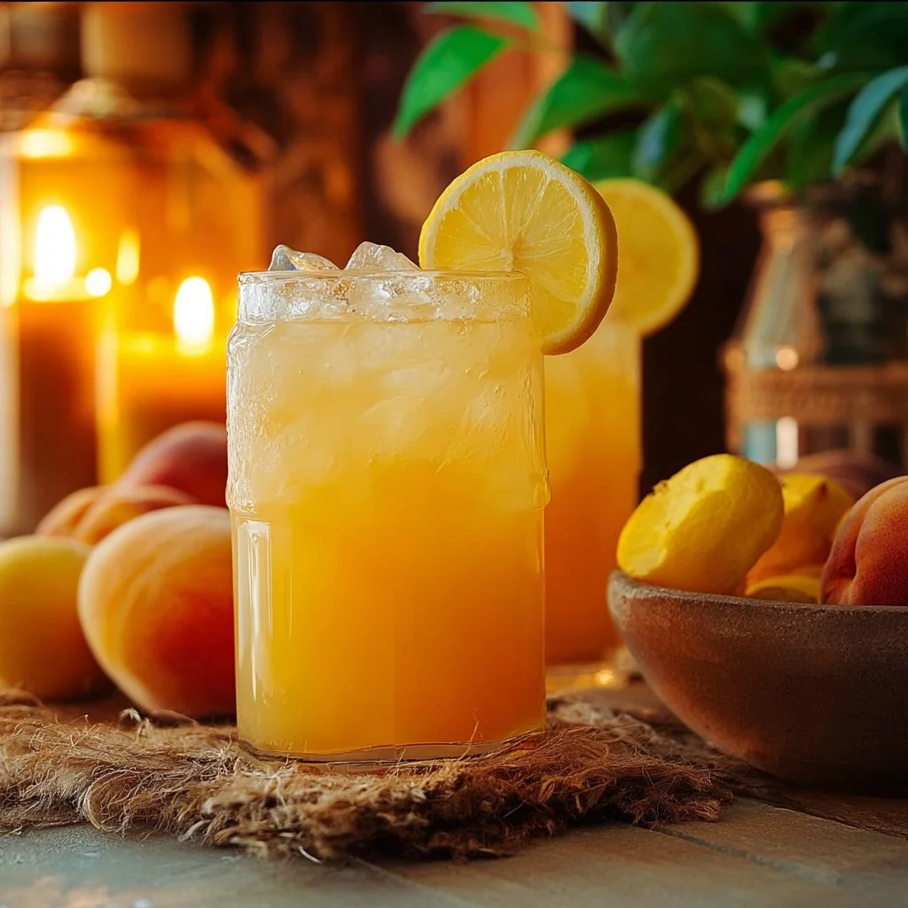 Refreshing Peach Lemonade