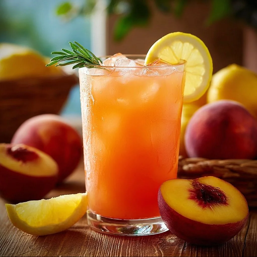 Refreshing Peach Lemonade