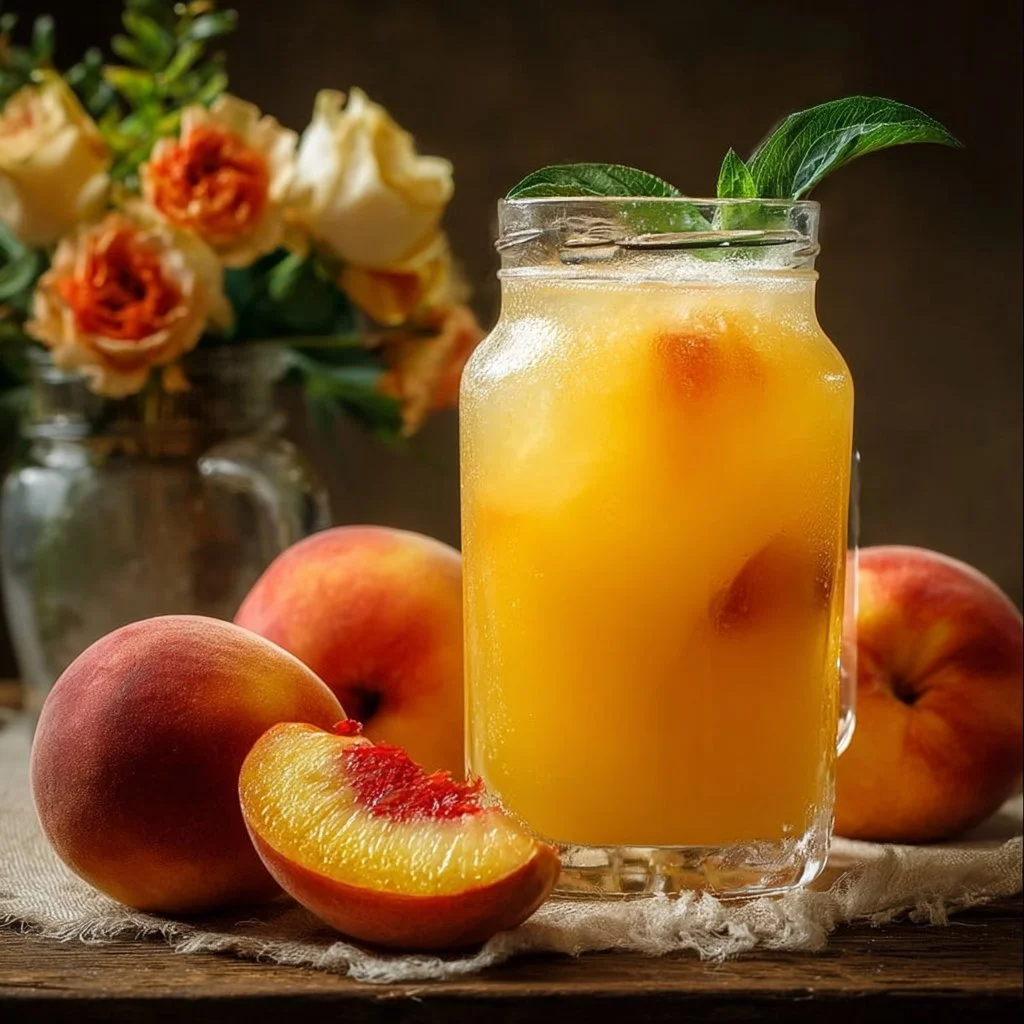 Refreshing Peach Lemonade