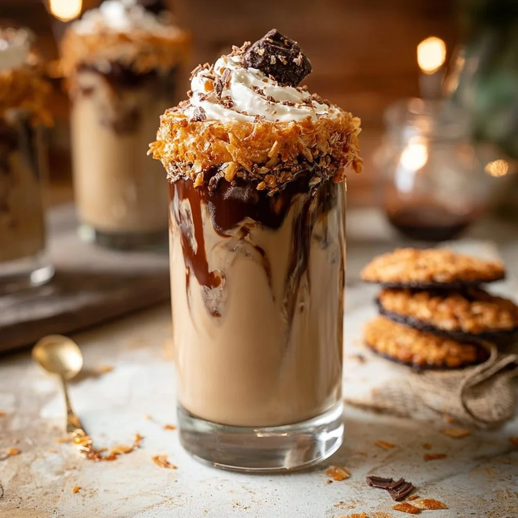 Samoas Iced Coffee