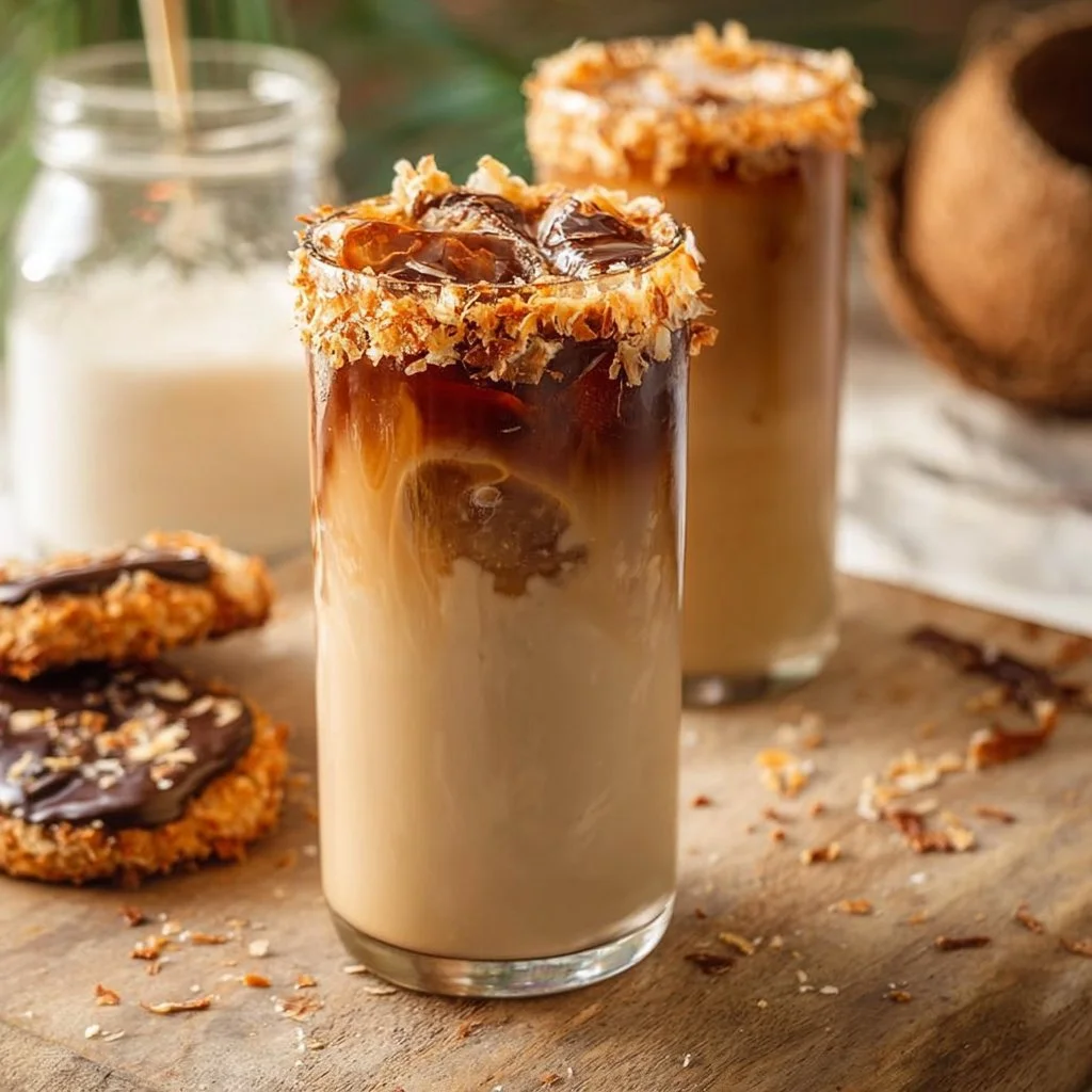 Samoas Iced Coffee