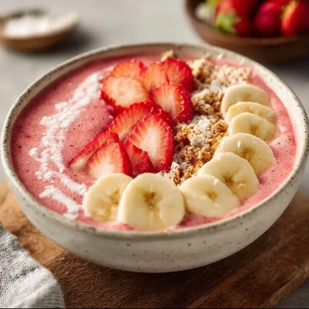 Strawberry Banana Smoothie Bowl