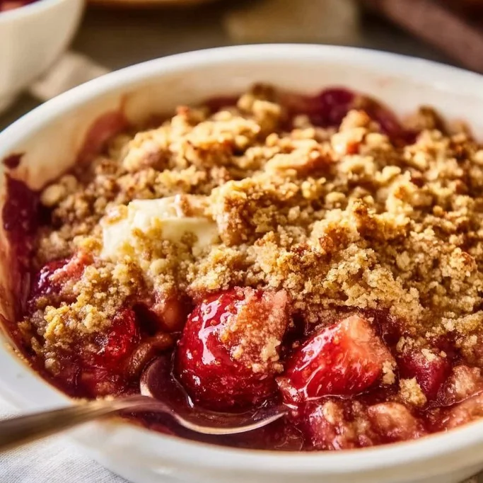 Strawberry Rhubarb Crisp