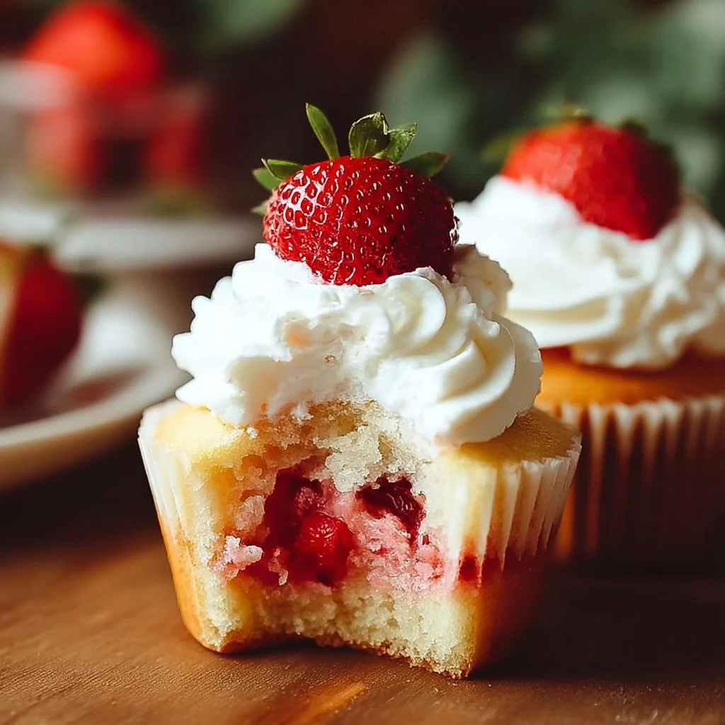 Strawberry Shortcake Cupcakes
